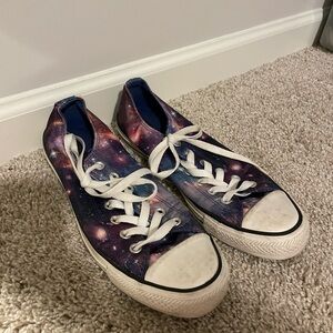 Galaxy Print Converse Sneakers